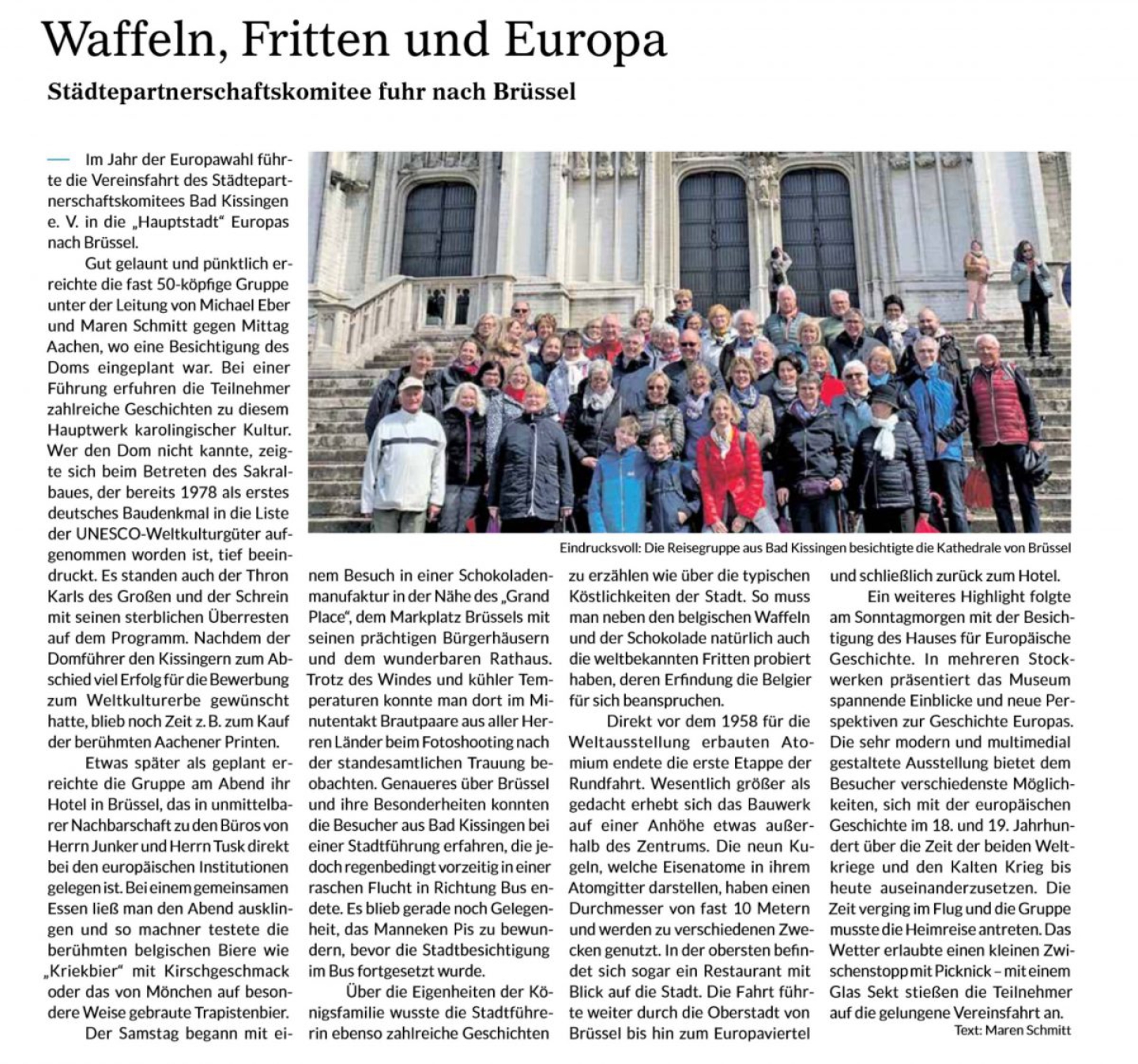 Waffeln, Fritten und Europa